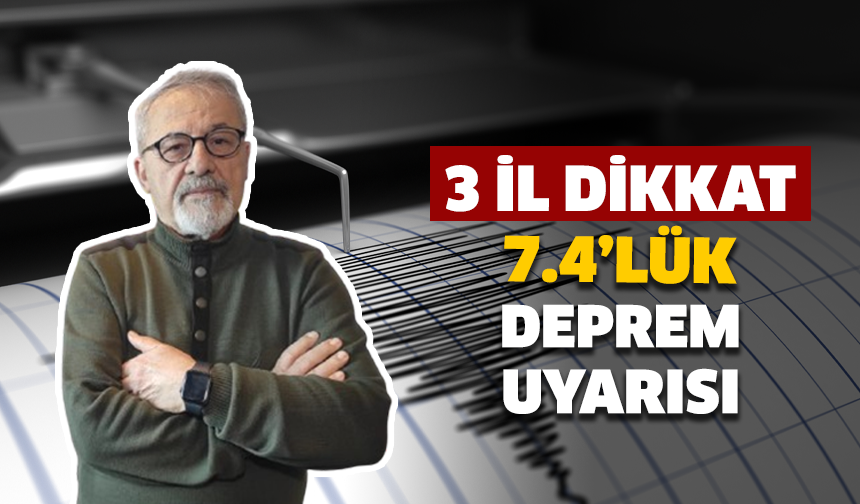 Naci Görür’den 7.4’lük deprem uyarısı; 3 il dikkatli olmalı!